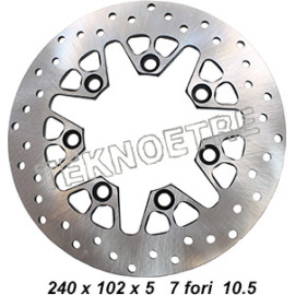 DISCO FRENO POSTERIORE TEKNOTRE per PIAGGIO BEVERLY 300 / 400